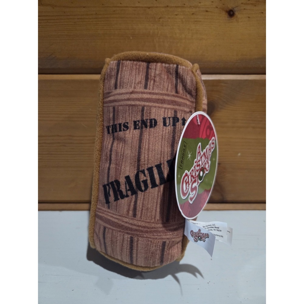 A Christmas Story Movie Shipping Crate For Leg Lamp 7" Plush Toy Factory New D41 - Picture 4 of 6